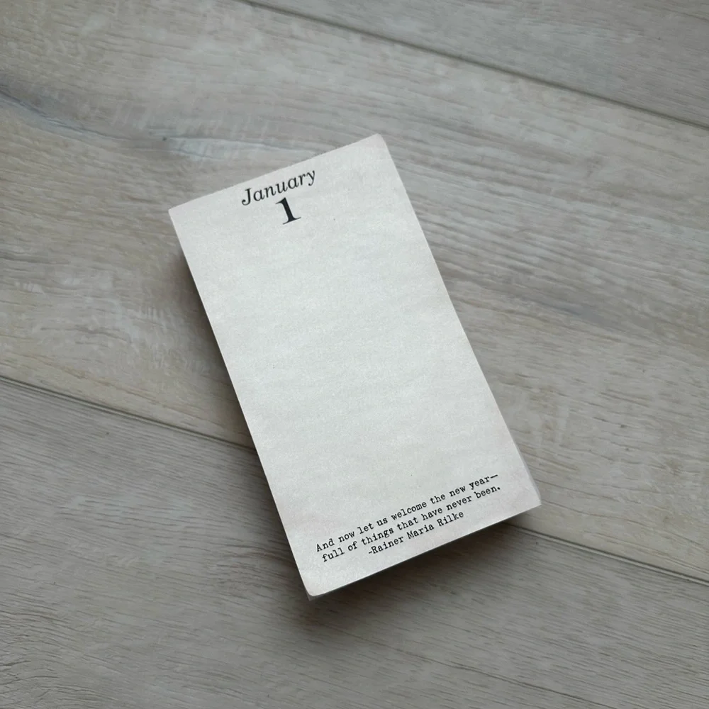 Paper Source | Paper Flip Notepad Calendar with Quotes